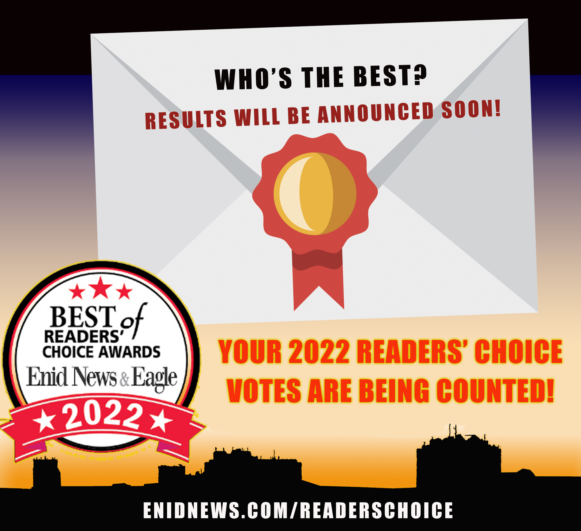 results being counted for 2022 Readers' Choicei